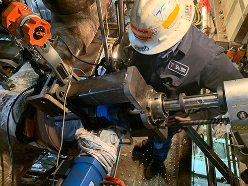 Industrial In-Line Valve Repair